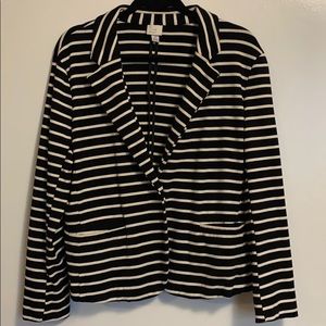 a new day Target knit striped blazer size XL